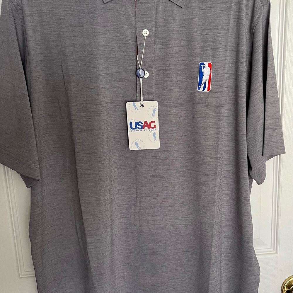 U Suck At Golf Polo